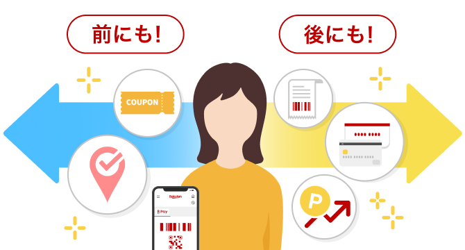 前にも!お支払いの後にも!