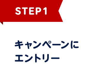 STEP1 キャンペーンにエントリー